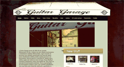 Desktop Screenshot of guitargarage.com.br